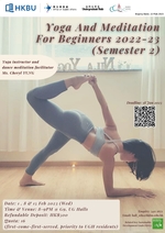 Yoga and Meditation for Beginners 2022-23 (Sem 2)